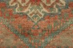 Vintage Turkish Rug in Pink & Cream with Colorful Floral | Area Rug in Rugs by Rug and Kilimarea