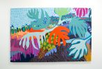 Through the Jungle With Henri | Oil And Acrylic Painting in Paintings by Claire Desjardins. Item made of canvas