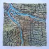 Urban Tablet: Portland Oregon (ceramic tile tablet) | Sculptures by Gregor Turk. Item composed of ceramic compatible with boho and contemporary style