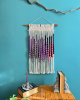 Macrame Wall Hanging, Boho Wall Decor, Yarn Tapestry | Wall Hangings by Sepi. Item made of bamboo & cotton compatible with boho and country & farmhouse style