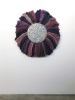 Continuum | Macrame Wall Hanging in Wall Hangings by Liz Robb. Item made of wool with ceramic