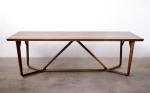 Maldives Table | Dining Table in Tables by Kokora. Item made of oak wood works with mid century modern & contemporary style