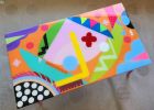 Funky Abstract Epoxy Resin Coffee Table,Colorful Boho Decor | Tables by Epoxy Coffee Table Shop. Item in boho or contemporary style