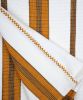 Stripe Pantelhó Handwoven Throw (YELLOW) | Linens & Bedding by Routes Interiors. Item made of cotton works with boho & eclectic & maximalism style