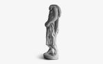Asclepius Statue in Black Made with Compressed Marble Powder | Sculptures by LAGU. Item made of marble