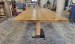 Rios table | Dining Table in Tables by Donald Mee Design. Item made of wood with steel works with minimalism & mid century modern style