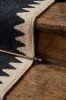 Handwoven Woolen Grey Runner Rug | Rugs by Evergreen Carpets. Item made of wool works with boho & minimalism style