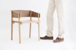 Note Chair | Armchair in Chairs by Hyfen by HCWD Studio. Item composed of oak wood and steel
