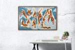 Dancers | Oil And Acrylic Painting in Paintings by Andrew Martin Miller. Item composed of canvas & synthetic