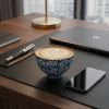 Wood-fired  Mille-fleurs Qinghua Porcelain Tea/Coffee bowl | Decorative Bowl in Decorative Objects by Dynasty Artisan. Item made of ceramic works with eclectic & maximalism & asian style