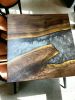 Epoxy side Table, Epoxy Resin Table, Epoxy Wood Table | Dining Table in Tables by Innovative Home Decors. Item made of wood works with country & farmhouse & art deco style