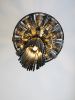 Chandelier in a private home staircase | Chandeliers by Pleiades lighting