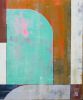 Circle in Circle mint 70-110 | Oil And Acrylic Painting in Paintings by Ronald Hunter. Item composed of canvas