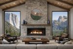 Yosemite Valley 32"Dia | Wall Sculpture in Wall Hangings by Craig Forget. Item made of wood with steel works with mid century modern & contemporary style