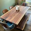 Live Edge | Dining Table in Tables by Lumber2Love. Item composed of walnut compatible with mid century modern and contemporary style