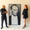 Commander Ataturk Black & White | Wall Sculpture in Wall Hangings by Beyhan TURGUT & Arda GANIOGLU. Item made of wood works with contemporary style