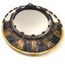 Rafie Mirror, Single Round Jute Mirror, Boho Mirror, Wall De | Decorative Objects by Magdyss Boutique. Item works with boho & contemporary style