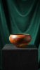 Sculptural Hand-Turned Walnut Bowl – Luxury | Decorative Bowl in Decorative Objects by Holzkunst Samuel Meisinger. Item made of walnut compatible with minimalism and art deco style