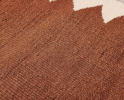 Handwoven Rust Wool Stair Runner | Runner Rug in Rugs by Evergreen Carpets. Item composed of wool in boho or minimalism style