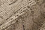 Rug & Kilim’s Textural Rug in Beige-Brown with High-Low | Area Rug in Rugs by Rug and Kilim. Item composed of wool