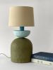 Paul Table Lamp | Lamps by Meg Morrison. Item composed of fabric & ceramic compatible with mid century modern and eclectic & maximalism style