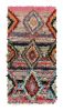 Vintage Moroccan Rug with Polychromatic Diamond Medallion | Area Rug in Rugs by Rug and Kilim