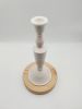 A pair of large column candlesticks, candle holder | Decorative Objects by ENOceramics. Item composed of ceramic in boho or contemporary style