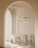 Emily Group of Three | Chandeliers by MOSS Objects | Shams Boutik in Abu Dhabi. Item composed of oak wood & steel compatible with minimalism and mid century modern style