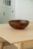 Hand-carved Large Walnut Wood Bowl | Dinnerware by Creating Comfort Lab. Item composed of wood