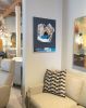 Health Hazard Painting | Oil And Acrylic Painting in Paintings by Dyanna Dimick (DYD ART) | Loggia Showroom in San Francisco. Item composed of canvas and synthetic