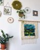 Wowen Wall Art Tapestry, Landscape | Wall Hangings by Awesome Knots. Item made of wool & fiber