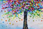 Tree of Harmony - Original Painting | Oil And Acrylic Painting in Paintings by DaggArt. Item composed of canvas in contemporary style