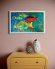 Fish Bowl | Mixed Media in Paintings by Marc VanDermeer. Item works with contemporary & coastal style