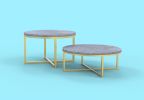CLASSIC TABLE | Side Table in Tables by Linski Design - Concrete. Art. Microtopping. Art-topping.. Item made of copper with concrete