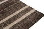 Vintage Turkish Kilim rug in Beige-Brown Stripe Patterns | Area Rug in Rugs by Rug and Kilim