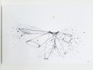Minimal Line Glass Cup Wall Art | Oil And Acrylic Painting in Paintings by NAMYOONSOOART. Item composed of canvas & synthetic compatible with minimalism style