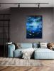 Water lily paradise | Oil And Acrylic Painting in Paintings by Elena Parau. Item made of canvas & synthetic compatible with contemporary and country & farmhouse style