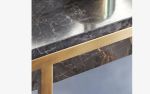 Hidden Dresser | Storage by LAGU. Item made of wood with brass