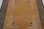 Rug & Kilim’s Chinese Art Deco Rug, Brown with Greek Key | Area Rug in Rugs by Rug and Kilim