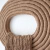 Crest in Mocha | Wall Sculpture in Wall Hangings by YASHI DESIGNS | Mi amo Sedona Arizona in Sedona. Item made of cotton works with minimalism & contemporary style