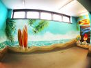 Beach Mural | Murals by Fran Halpin Art | Small Steps Montessori in Dublin. Item made of synthetic