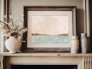 Modern Seascape Coastal Art Print for Modern Farmhouse | Prints by Melissa Mary Jenkins Art. Item composed of paper compatible with contemporary and country & farmhouse style