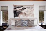 Sculptural Fiber Wall Art "Shoreline IV" | Wall Sculpture in Wall Hangings by Rebecca Whitaker Art. Item made of wood & cotton