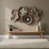 10 Pieces Modern Boho Wall Decor Baskets | Decorative Plate in Decorative Objects by Sarmal Design. Item made of bamboo with cotton works with boho & contemporary style