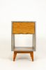 The Blossom Classic | Nightstand in Storage by Curly Woods. Item composed of oak wood & concrete compatible with mid century modern and industrial style