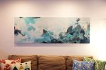 Broccolini pomegranate salad | Oil And Acrylic Painting in Paintings by Nino Yuniardi. Item made of wood with synthetic