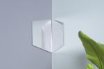 HEX Mirror (Silver) | Decorative Objects by Hyfen by HCWD Studio. Item composed of steel
