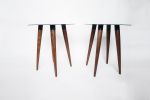 Sam #2 | Side Table in Tables by Nadine Hajjar Studio. Item composed of walnut and metal in minimalism or contemporary style