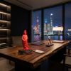 Premium Contemporary Cinnabar Inkstick Carved II: Avalokites | Sculptures by Dynasty Artisan. Item in contemporary or japandi style