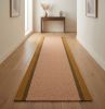 Handwoven Woolen Runner Rug | Rugs by Evergreen Carpets. Item made of wool compatible with boho and minimalism style